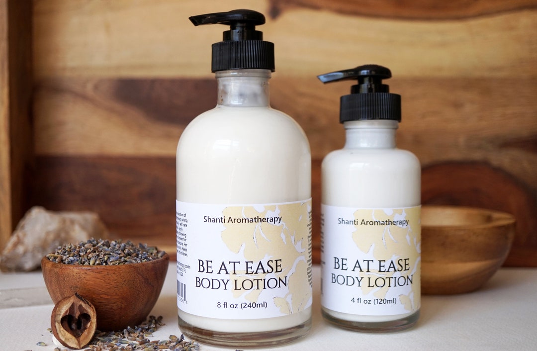 Be at Ease Lotion 4oz or 8oz Natural Aromatherapy Lotion for Etsy