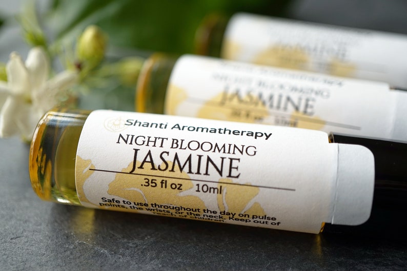 Night Blooming Jasmine Roll On Pefume - Romantic Perfume - Uplifting Perfume image 5