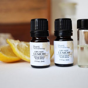 Lemon Organic Essential Oil USDA Organic Citrus limon image 3