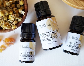 Be Grounded Aromatherapy Blend - Aromatherapy for Focus and Grounding - Supports Attention and Focus