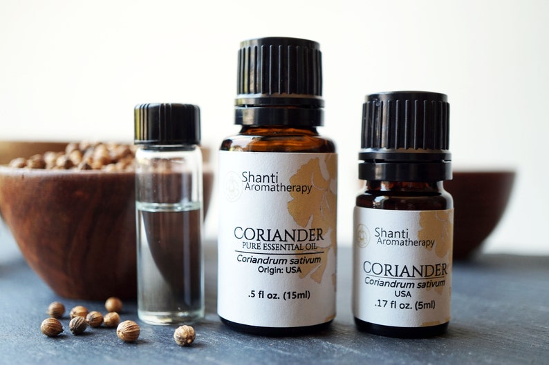 Coriander Essential Oil Pure Essential Oil Aromatherapy Etsy