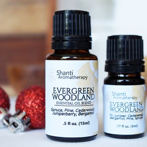 Aromatherapy Diffuser Blend - Evergreen Woodland - Pure essential oil, Aromatherapy cleaning and room deodorizer