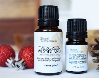 Aromatherapy Diffuser Blend - Evergreen Woodland - Pure essential oil, Aromatherapy cleaning and room deodorizer