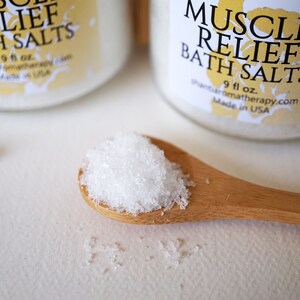 Muscle Relief Bath Salts Mother's Day Gifts Soothing Bath Soak for Sore Muscles, Gifts for Mom, Gifts for Dad, Gifts For Runners image 3