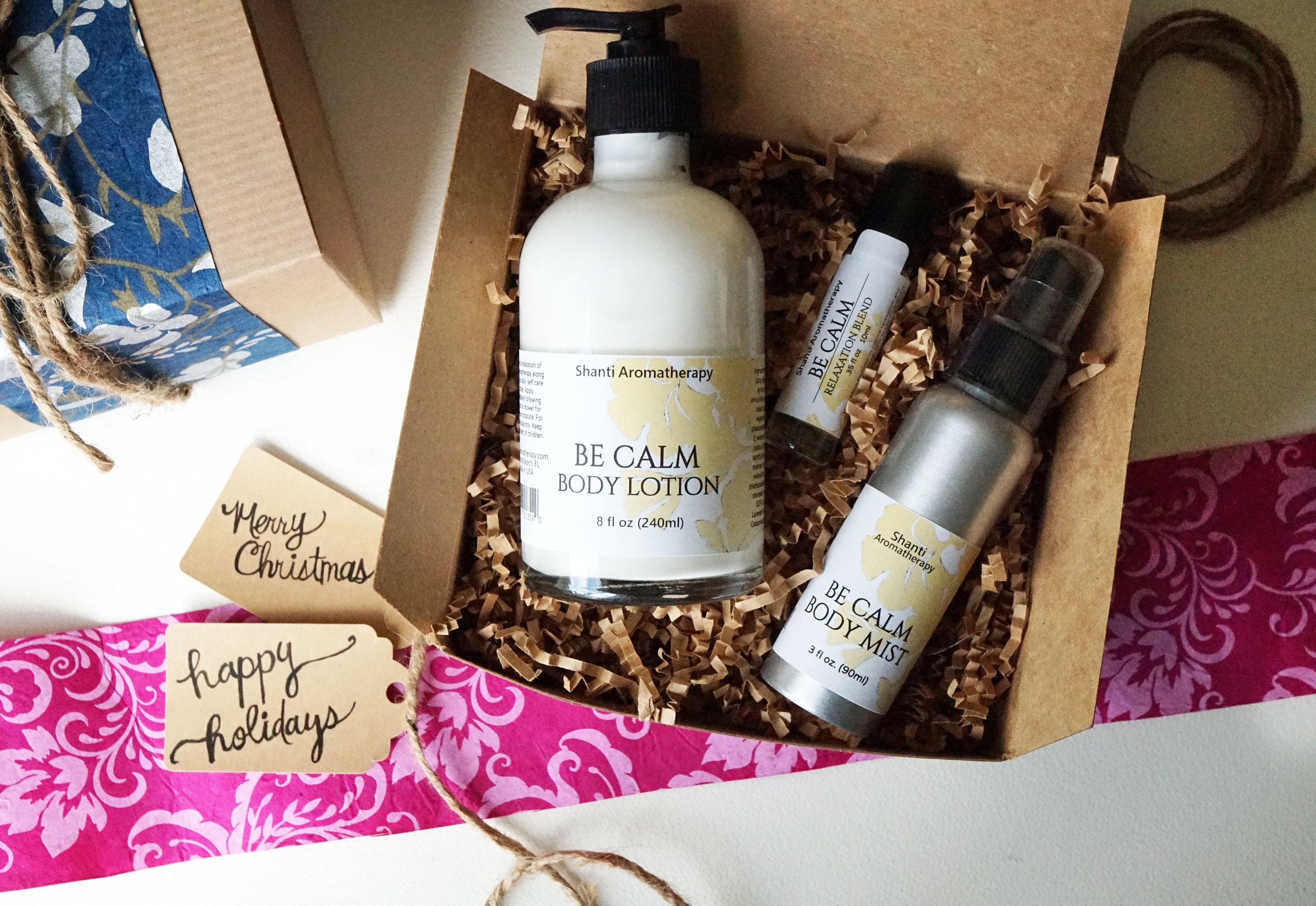 Be Calm Relaxation Gift Set Self Care Gifts for Mom Stress Relief  Relaxation Aromatherapy Gifts
