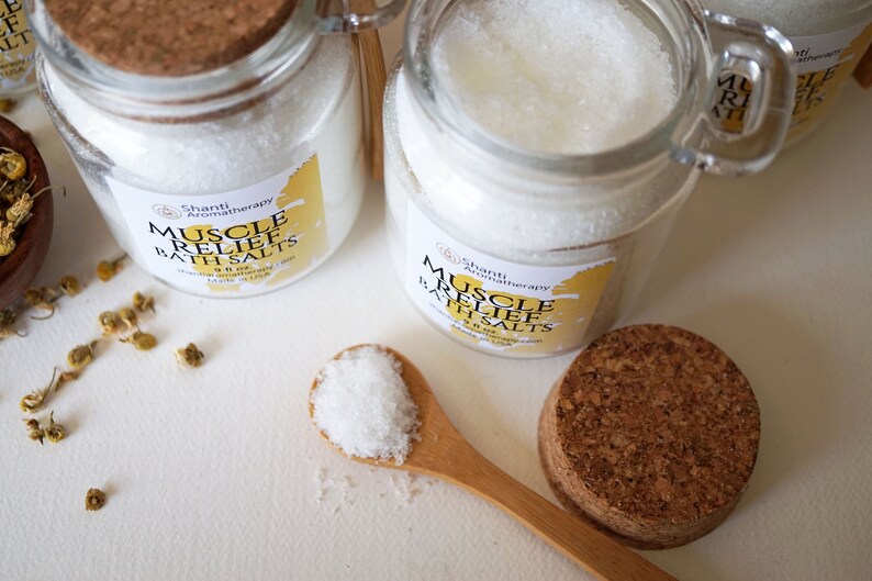 Muscle Relief Bath Salts Mother's Day Gifts Soothing Bath Soak for Sore Muscles, Gifts for Mom, Gifts for Dad, Gifts For Runners image 4