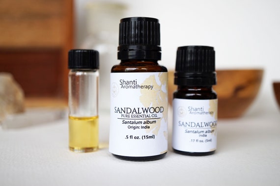 Pure Sandalwood Essential Oil - Sandalwood India - Mysore Sandalwood - Ayurveda - meditation oil