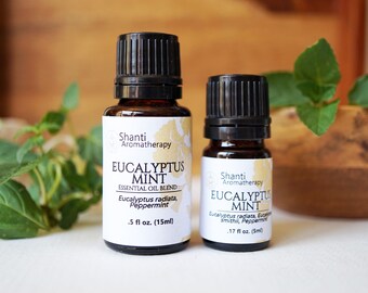 Eucalyptus Mint Cleaning Blend - Aromatherapy blend for cleaning, deodorizing, washer and dryer