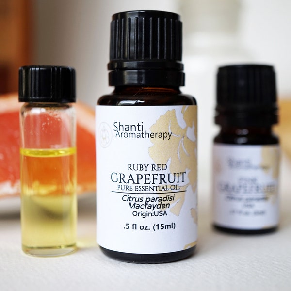 Pink Grapefruit Essential Oil - Ruby Red Grapefruit - Pure Essential Oil