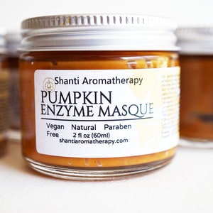 Pumpkin Enzyme Masque Skin Brightening Mask and Exfoliation Treatment Skin Firming Mask image 2