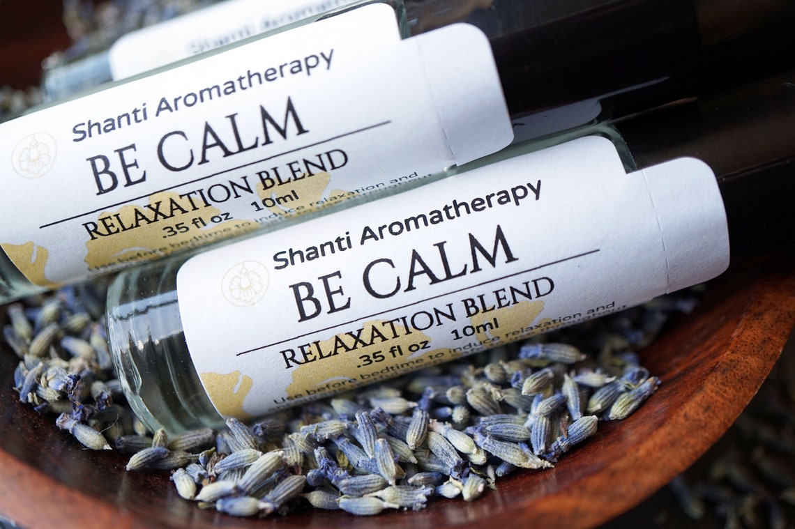 Be Calm Aromatherapy Roll on Relaxing Aromatherapy Blend Etsy