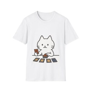 Cute Cat Cards Unisex T-Shirt, Funny Cat Tee, Pet Lover Gift, Animal Themed Shirt, Perfect for Birthdays, Casual Wear