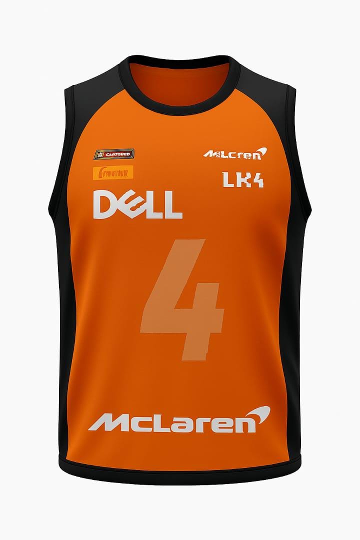 Gilet Lando Norris 4 - Gilet Lando pour les fans de F1 - Gilet Norris 4 pour lui ou elle - Cadeau de Noël Gilet LN4 - Anniversaire et cadeau d'anniversaire