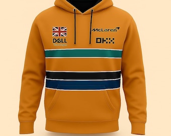 Sweat à capuche Lando Norris 4 - Sweat à capuche Lando Norris homme et femme - Sweat à capuche LN4 pour cadeau de Noël et d&#39;anniversaire - Sweat à capuche Norris 4
