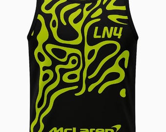 Gilet Lando Norris 4 - Gilet Lando pour les fans de F1 - Gilet Norris 4 pour lui ou elle - Cadeau de Noël Gilet LN4 - Anniversaire et cadeau d&#39;anniversaire