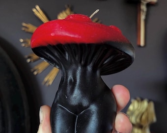 Forbidden Fruit Mushroom Body Candle