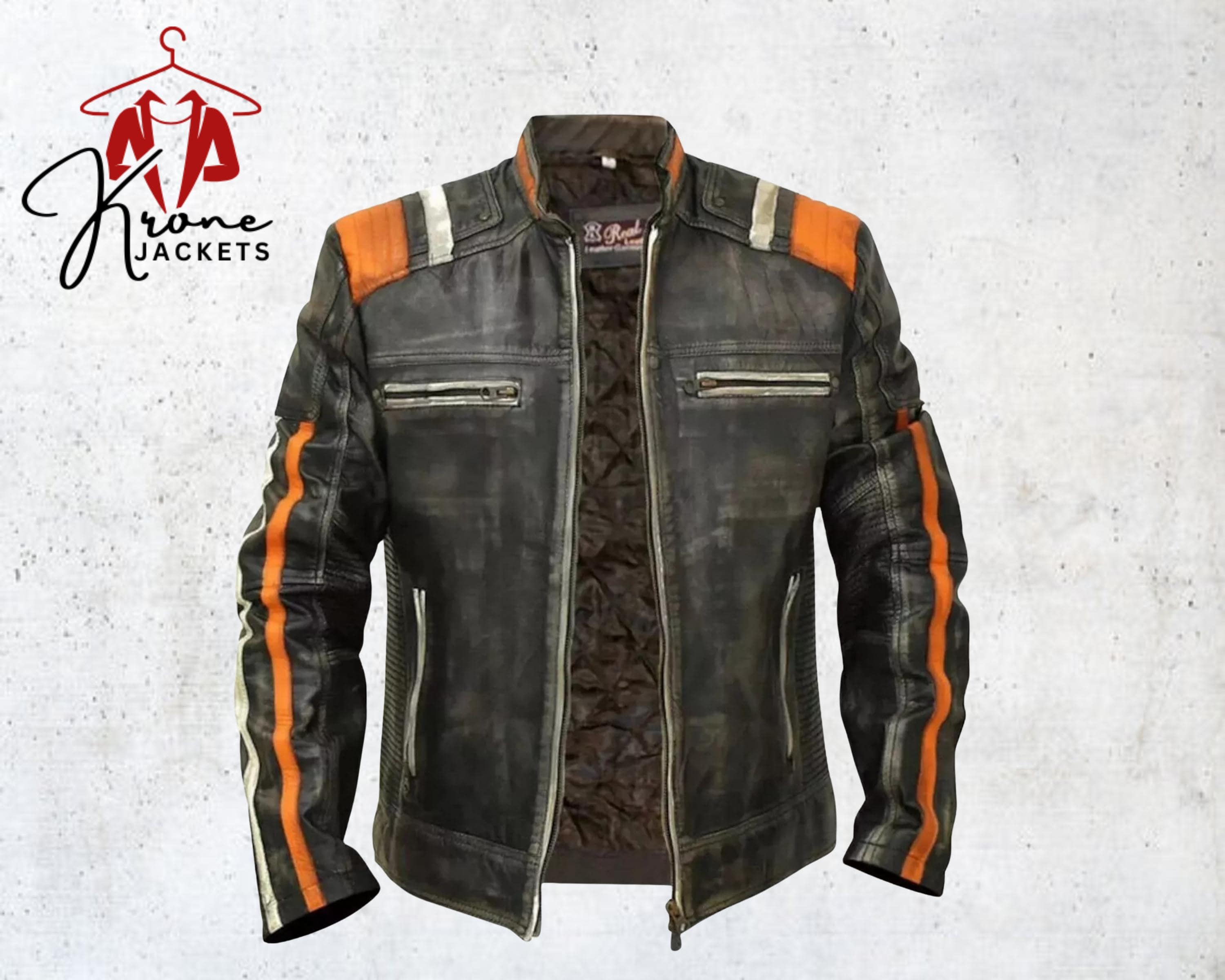 Limited Edition Cafe Racer Retro 3 Jacket – Men's Vintage