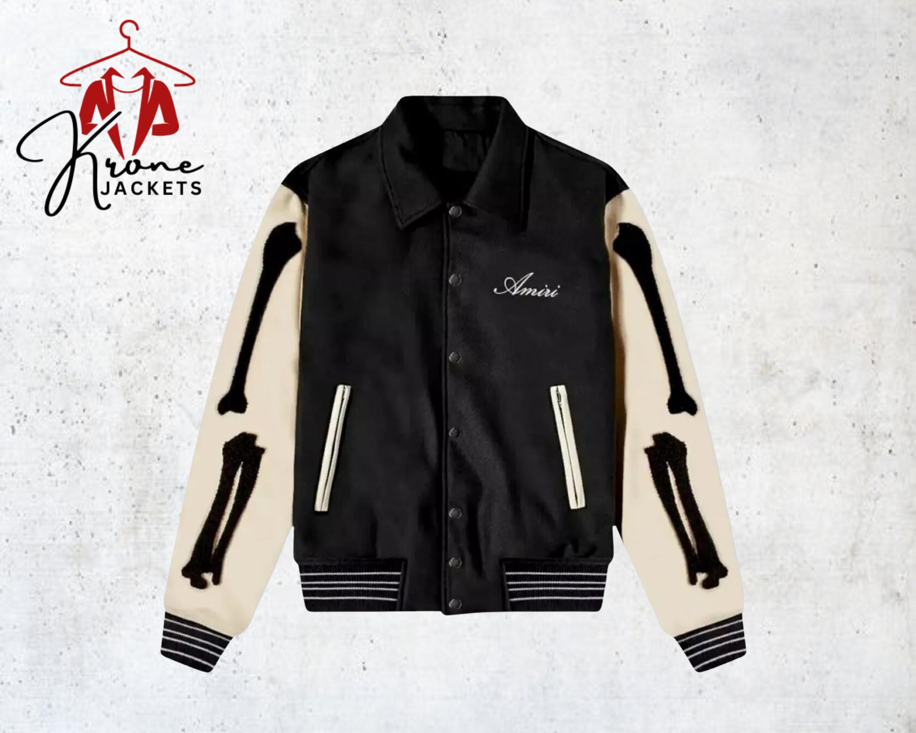 AMIRI ボーンジャケット ブラック AMIRI Bones ジャケット | ブラック | FARFETCH JP