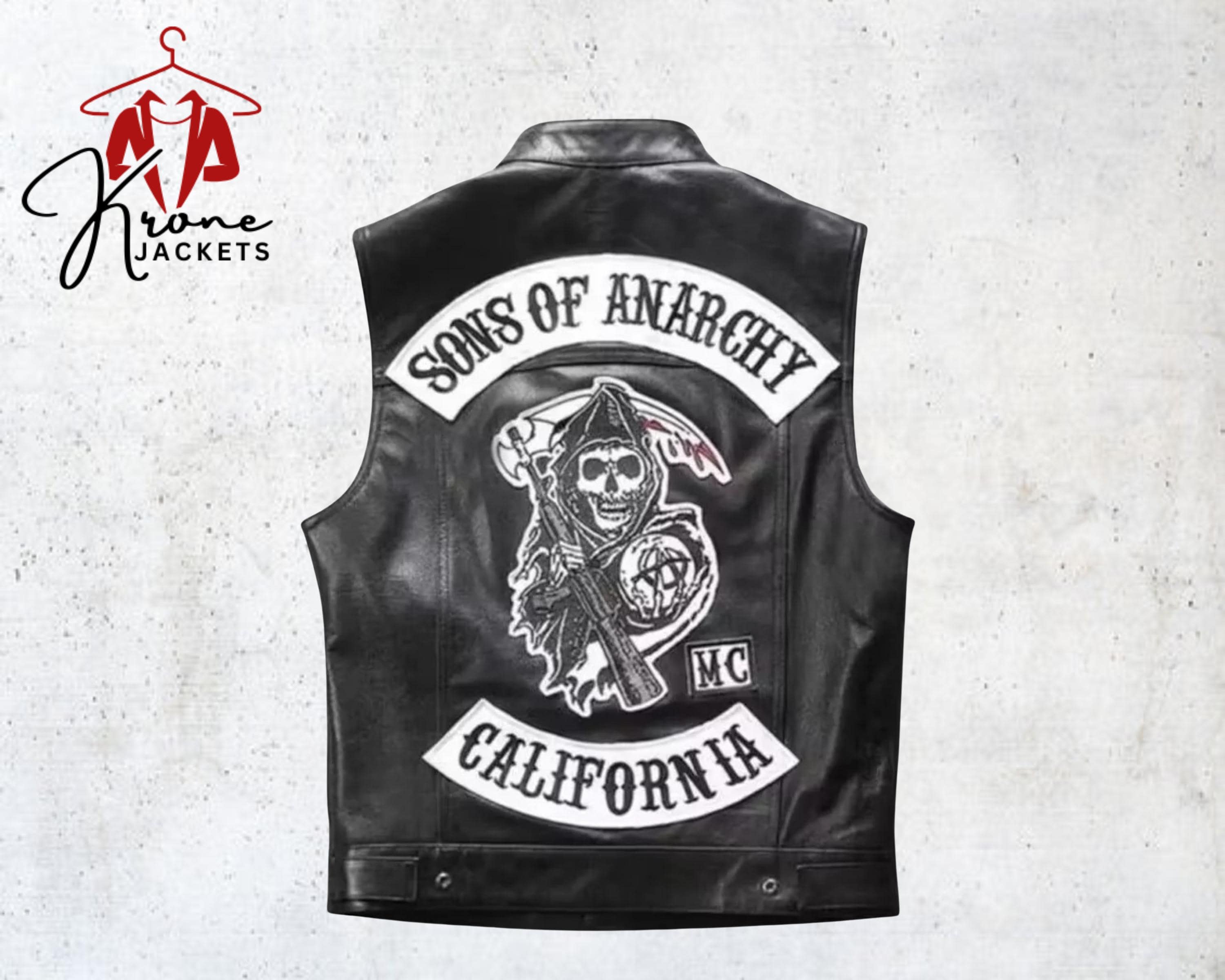[最安]Sons of Anarchy レザーベスト 極美品 リルジョーレザーベスト Lil Joes Legendary Leathers｜サンズ