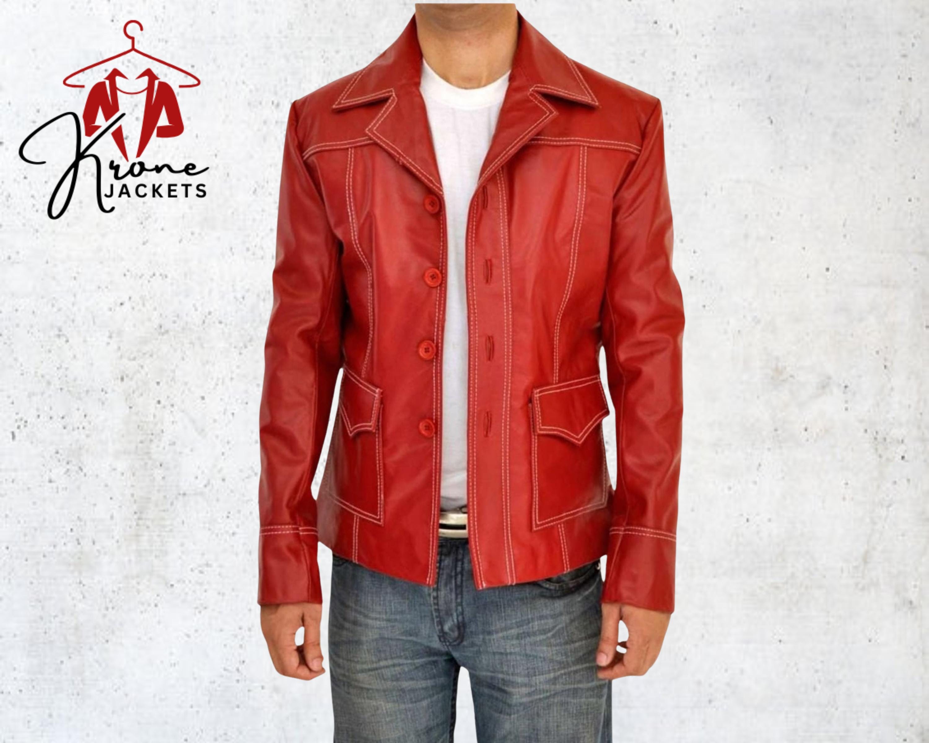 限定版タイラー・ダーデンジャケット - ブラッド・ピット・ファイト