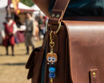 Captain John Smith Keychain – Pocahontas Character Bag, Handbag, Backpack Charm, Adventure Inspired Accessory
