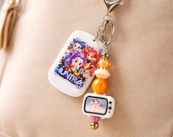 Kpop Keychain Bag Charm – Anime Idol Resin Keyring - Demon Hunters