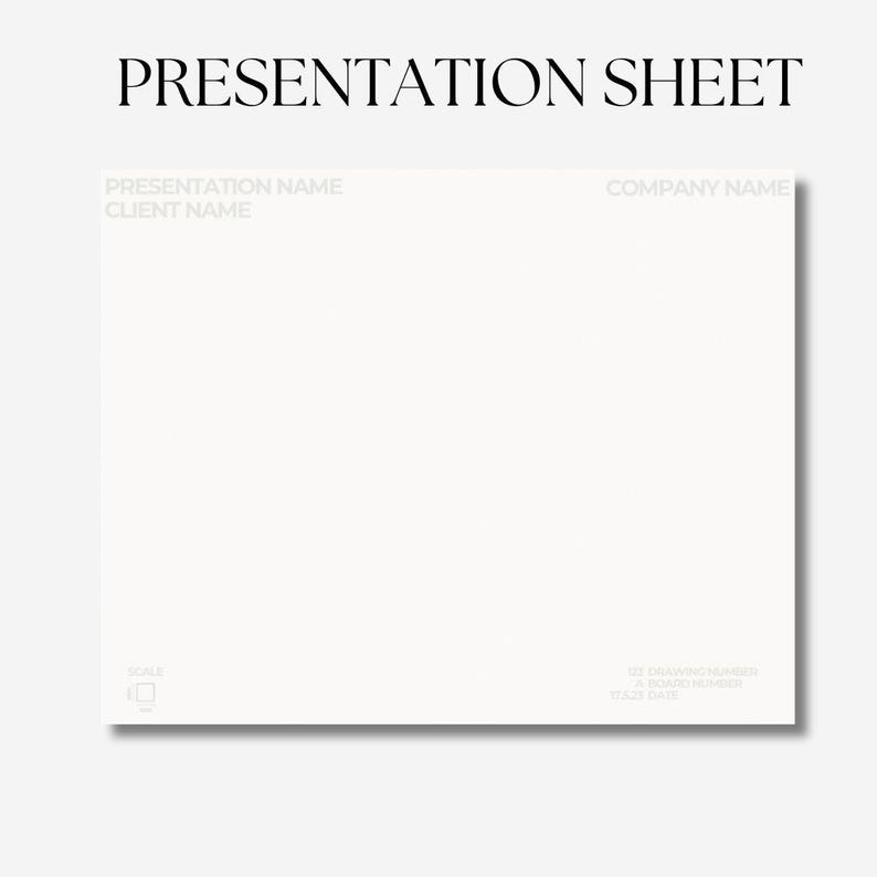 Interior Design Floor Plan Kit | Scaled Canva Template image 4