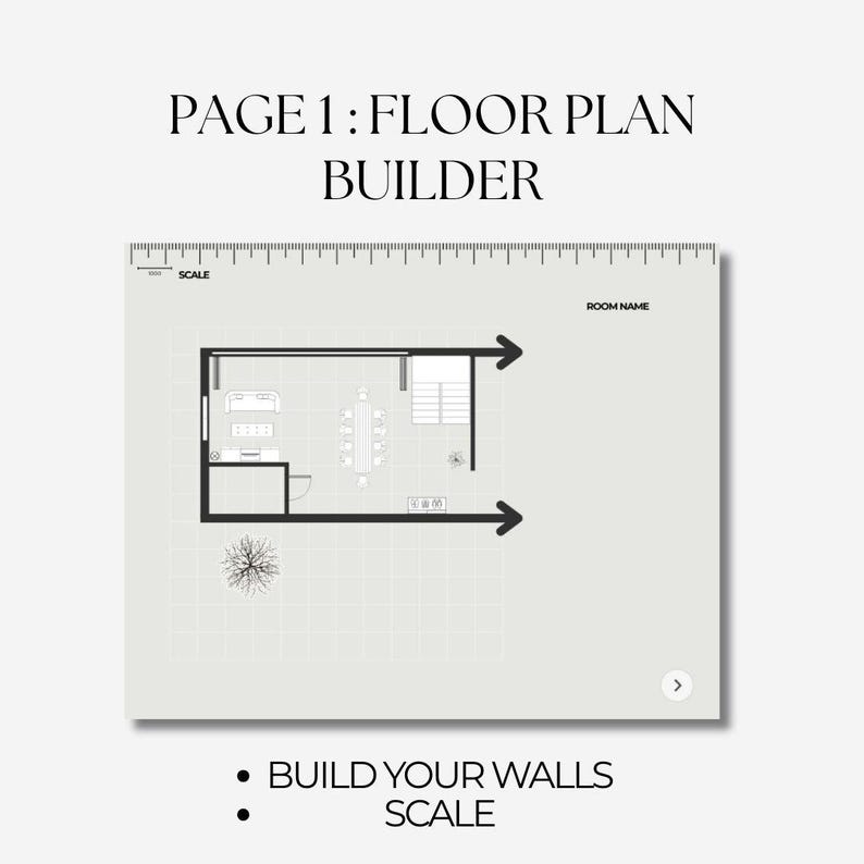 Beginner Friendly Floor Plan Template Kit - Etsy