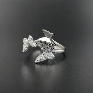 Butterfly Ring, 925 Sterling Silver Ring, Butterfly Adjustable Ring, Engagement Ring, Gifts For Her, Birthday Gifts, Anniversary Gifts