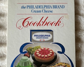 1981 Kraft Philadelphia Frischkäse Kochbuch Spirale Hardcover Kochbuch