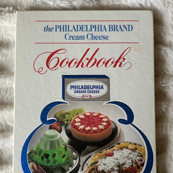 1981 Kraft Philadelphia Cream Cheese Cookbook Spiral Hardcover Cookbook