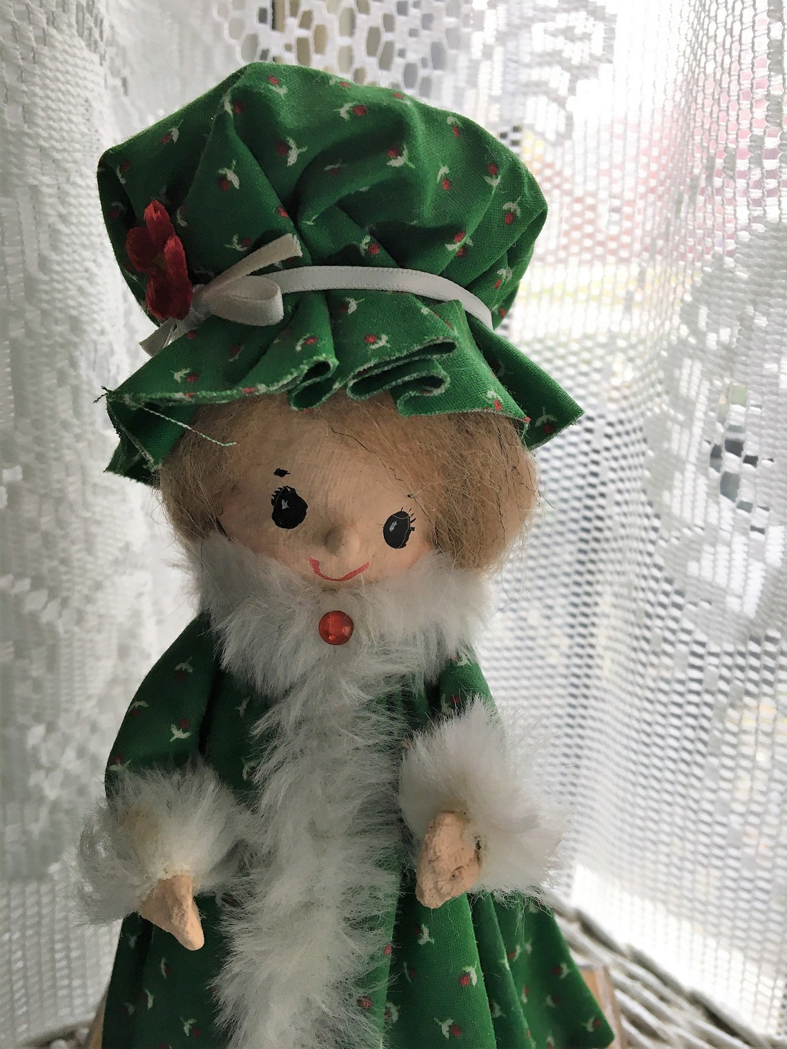 Charming Vintage Paper Mache Victorian Christmas Caroler Etsy