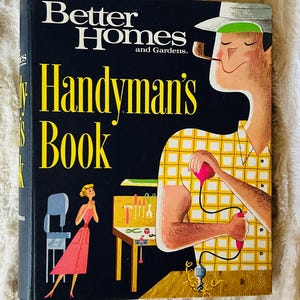 1951 Better Homes and Gardens « Handyman&#39;s Book » Reliure à 5 anneaux Couverture rigide Entretien de la maison DIY