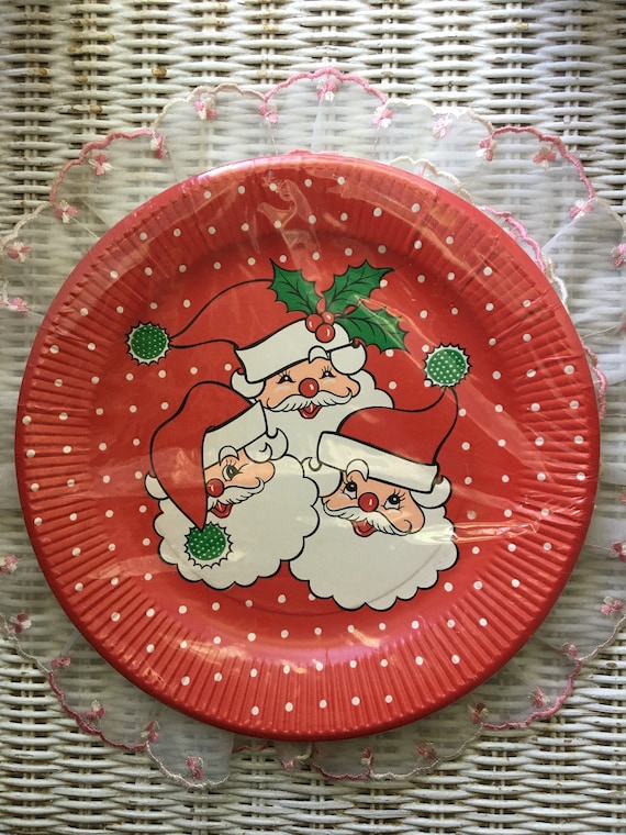 Vintage Toys R Us Christmas Santa Red White Polka Dots Holiday