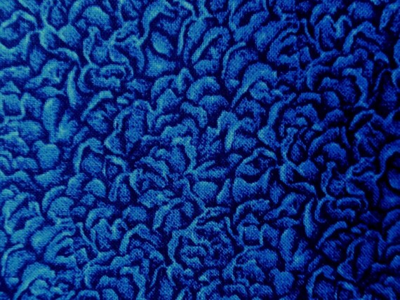 Cranston Print Works Shades Of Blue Roses Rose Garden Cotton Etsy