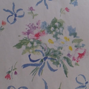 Vintage Cottage Blumengarten Blumenstrauß alle Gelegenheit Geschenk wickeln Papier