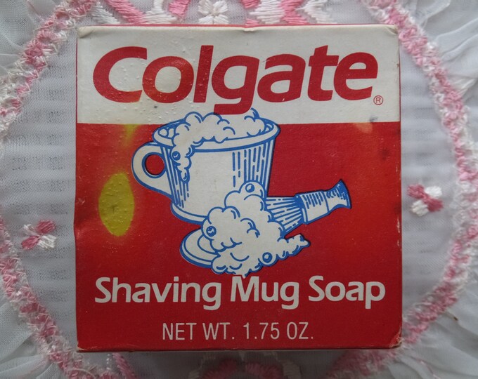 Just Like Grandpa's Vintage Colgate Shaving Mug Cup Soap 1.75 Oz NOS in