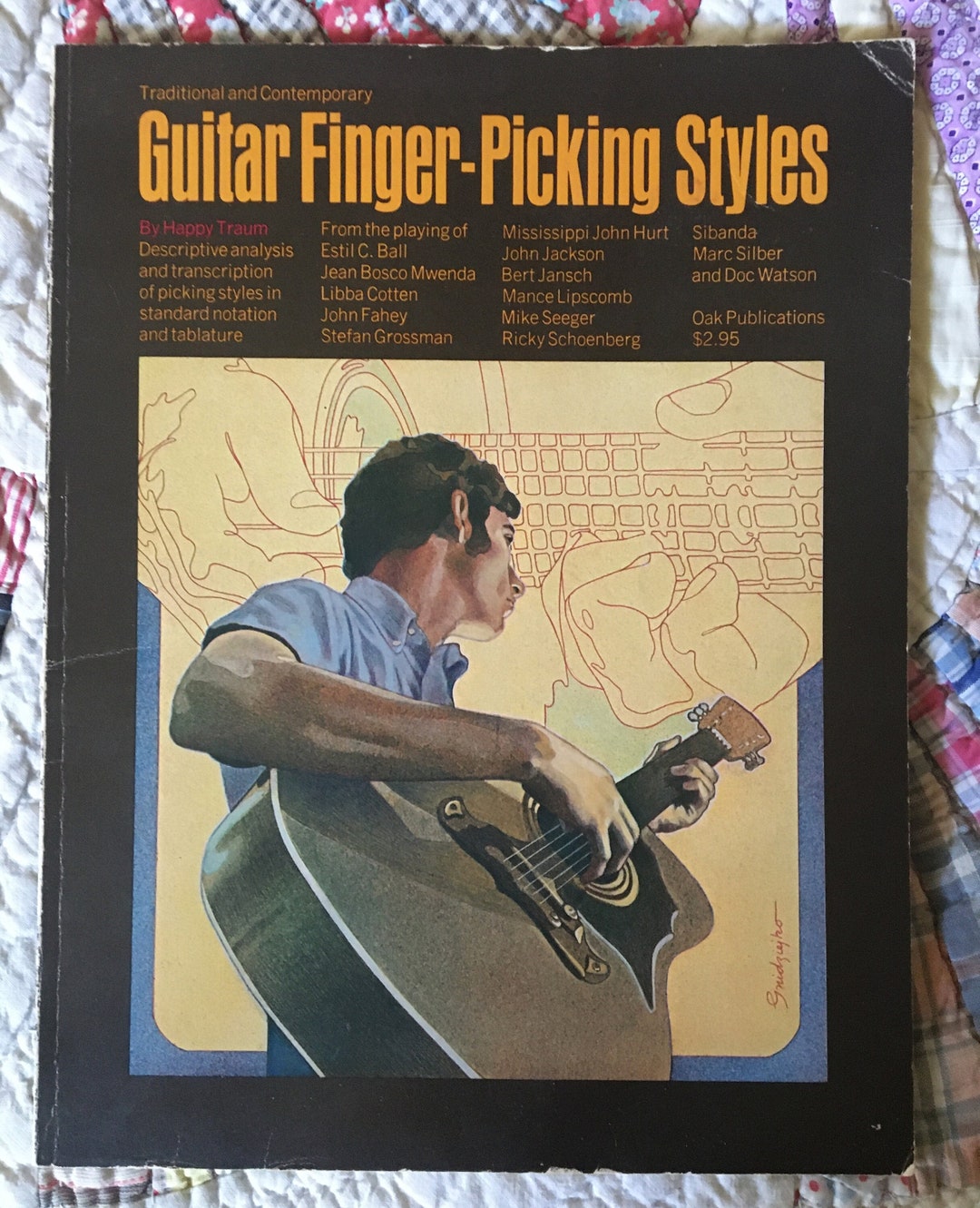 1969 Guitar Finger Picking Styles by Happy Traum Sheet Music Etsy