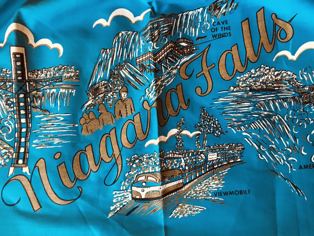 Vintage Souvenir Niagara Falls Cave of the Winds American Falls the