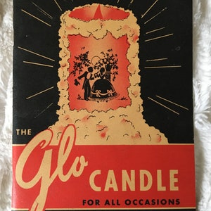 1952 The Glo Candle For All Occasions Instruction How To Illustrated Wax Candle Making Book image 1