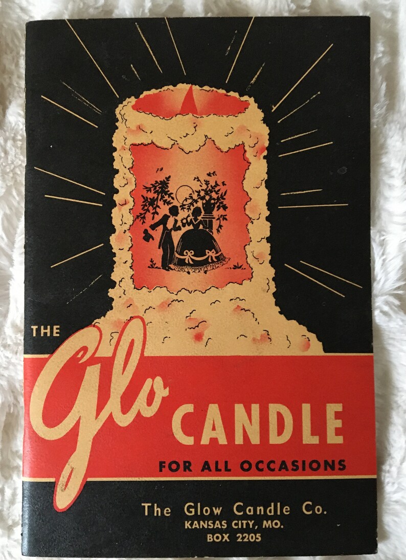 1952 The Glo Candle For All Occasions Instruction How To Illustrated Wax Candle Making Book image 1