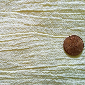 Vintage Yellow Gauze Cotton Fabric