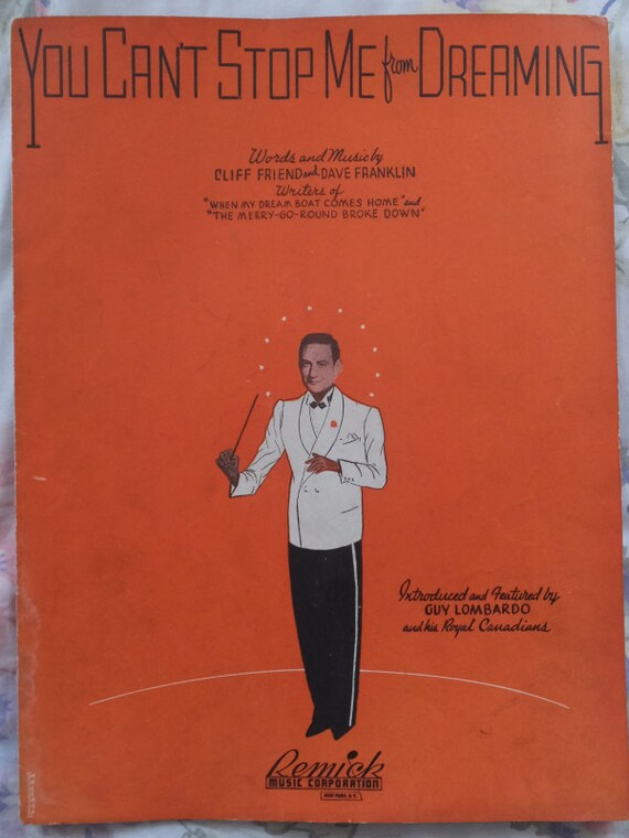 1937 Song Book Sheet Music You Can T Stop Me From Etsy 1937 Song Book Sheet Music You Can T Stop Me From Etsy