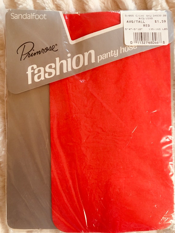 Vintage Primrose Fashion Pantyhose 100% Nylon Col… - image 4