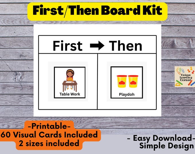 TO DO and DONE | First Then Board | Visual Aid | Visual Schedule ...