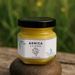 Natural Arnica Ointment | Handcrafted Botanical Balm with Calendula and Lavender | Body Care in a 30g Jar