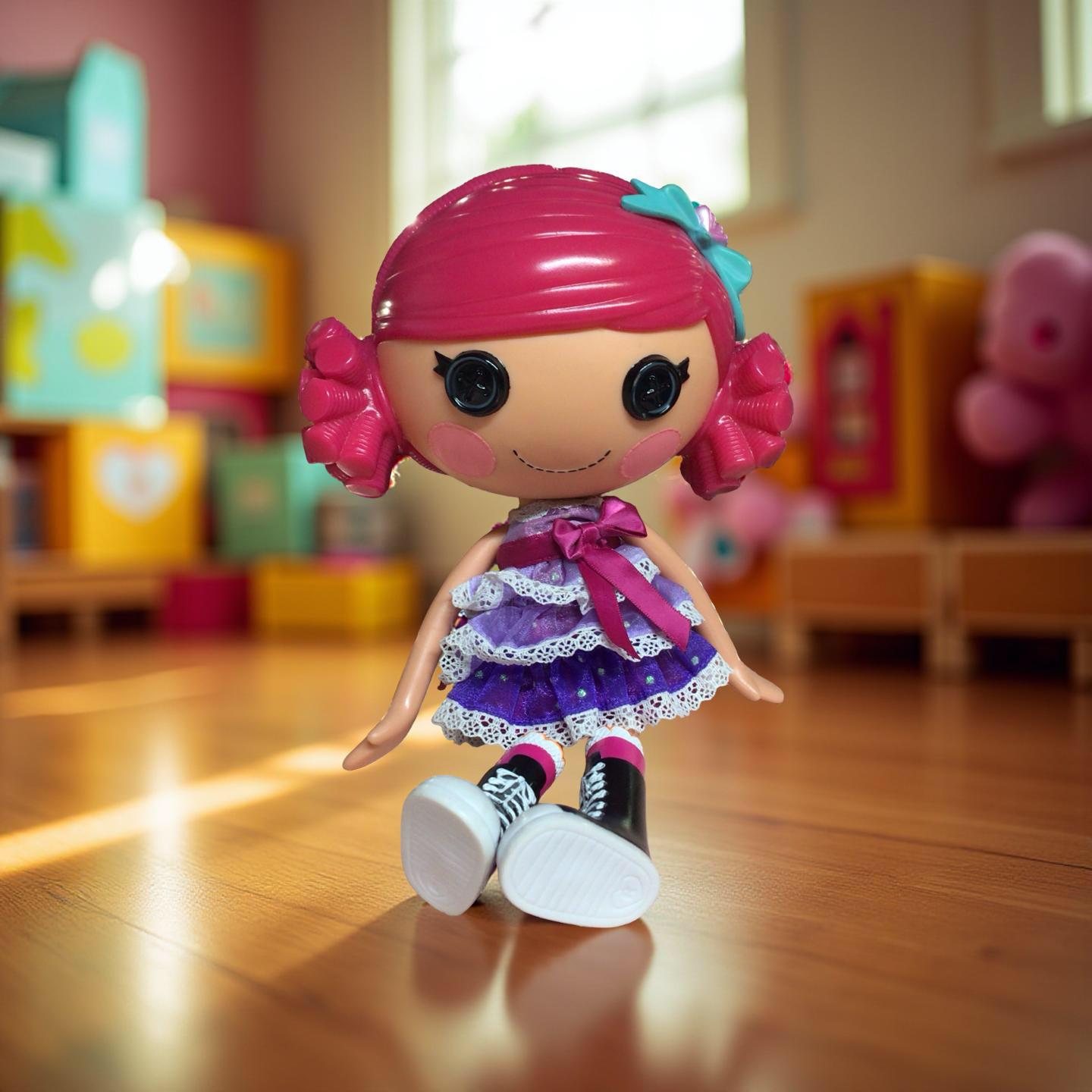 open lace back dress Amazon.com: Mini Lalaloopsy Doll