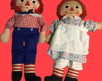 Raggedy Ann Sets, Vintage Raggedy Ann and Andy Sets, All Different