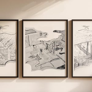 Quiet Territories – A Cat’s Map in Ink