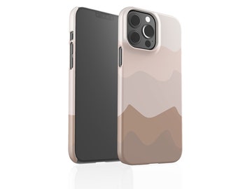 iPhone 15 Case | Blush Wave iPhone 15 14 13 12 11 X XR XS SE Pro Plus Pro Max Mini Case | Personalized iPhone Case | Initial iPhone Case